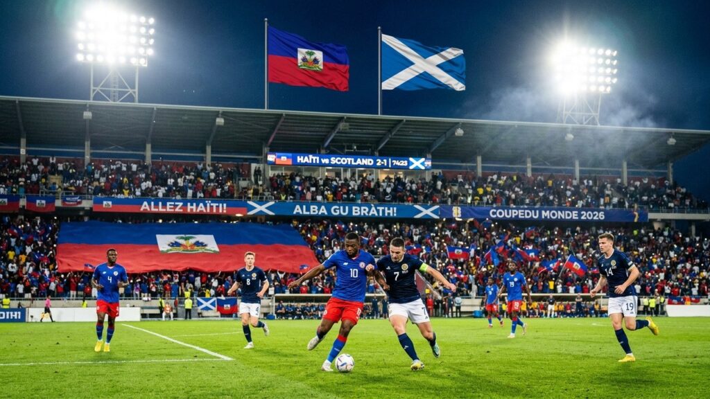 Haïti Écosse : Heure et Chaîne pour le Match Coupe du Monde 2026