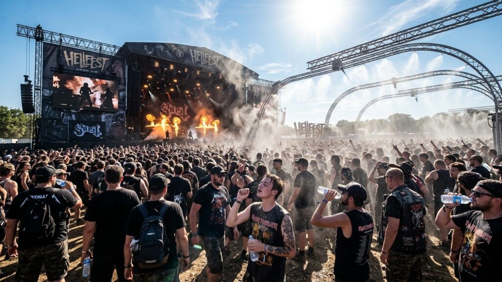 Hellfest 2026 : Comment le Festival Affronte la Canicule Extrême