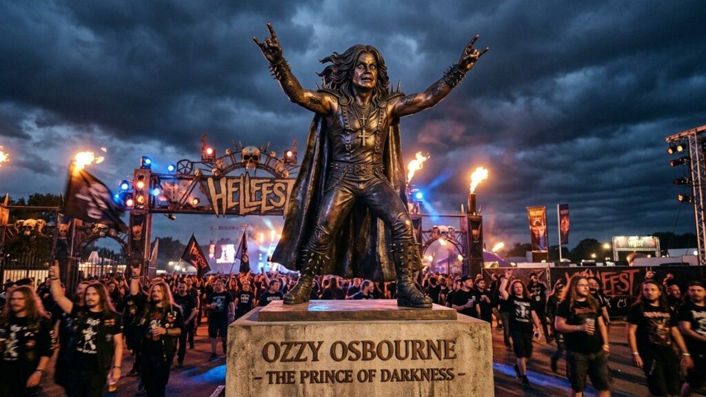 Hellfest 2026 : Sculpture Monumentale d&rsquo;Ozzy Osbourne par Philippe Pasqua