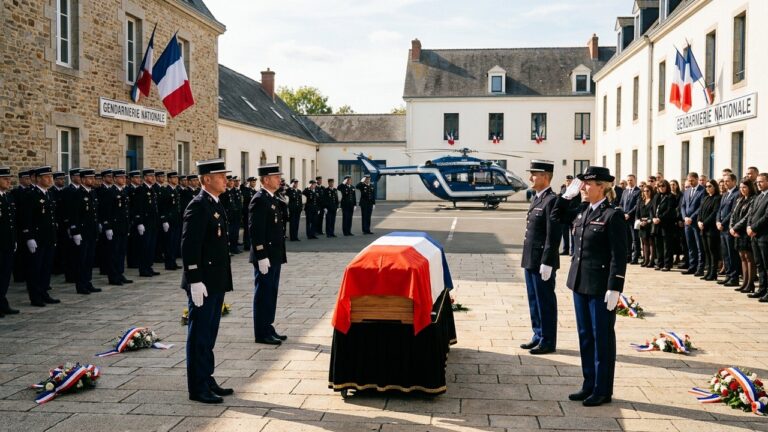 Hommage Émouvant à un Héros du Quotidien Mort en Mission