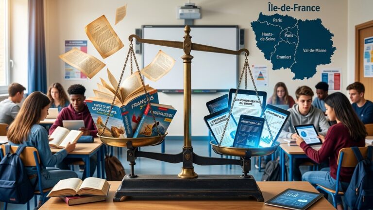 Île-de-France : Manuels Numériques pour Lycéens Jugés Illégaux
