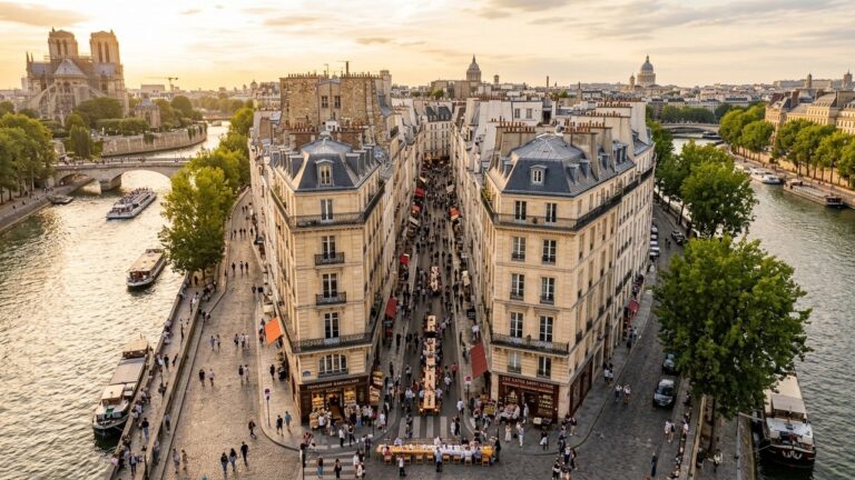 Île Saint-Louis : Un Village Parisien Solidaire en Quête d’Équilibre