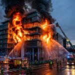 Incendie à Gennevilliers : 50 Pompiers Mobilisés pour un Bâtiment en Flammes