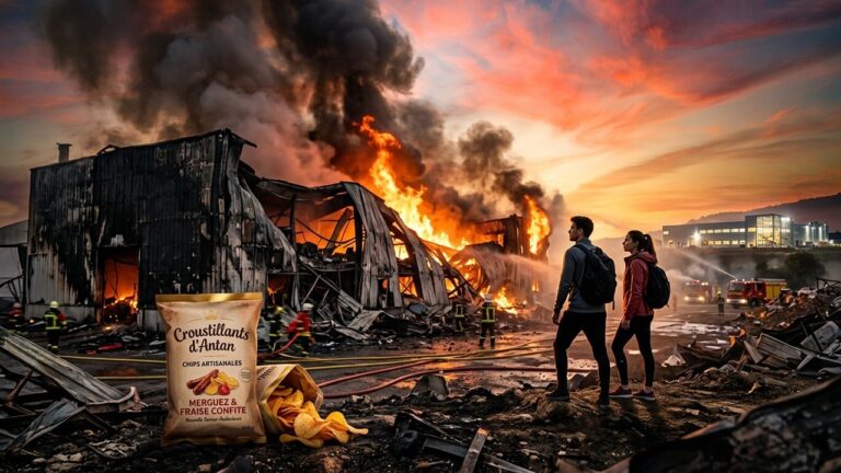 Incendie Chez Les Chips Brosti : Quand La Solidarité Se Met En Marche