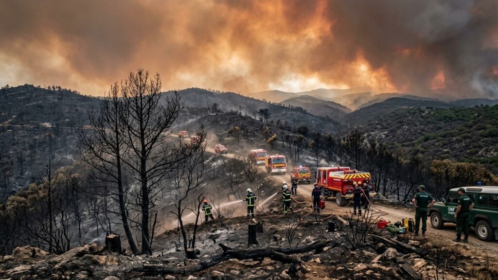 Incendie des Corbières : Trois Agents ONF en Garde à Vue