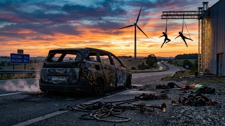 Incendie sur l&rsquo;Autoroute : Artistes Volants Sauvés par la Solidarité