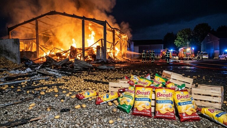 Incendie Suspect Chez le Fabricant des Chips Brosti de McFly & Carlito