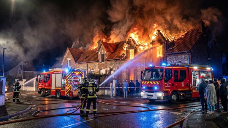Incendie Violent à Vigneux-sur-Seine : Pavillons Ravagés en Essonne