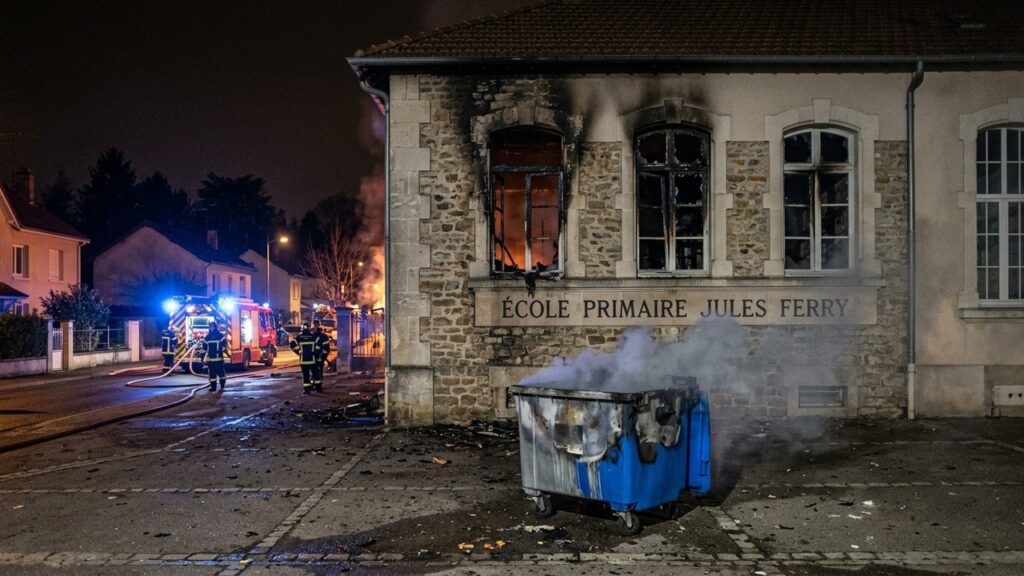 Incendie Volontaire à l&rsquo;École de Jean-de-la-Fontaine à Étampes : Acte Intolérable