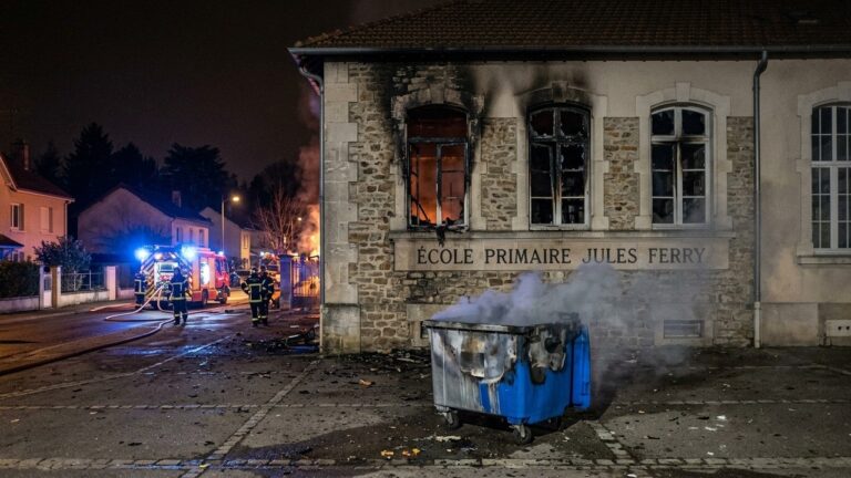 Incendie Volontaire à l&rsquo;École de Jean-de-la-Fontaine à Étampes : Acte Intolérable