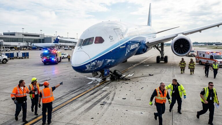 Incident Boeing Lufthansa à Francfort : Le Nez du Dreamliner s’Effondre