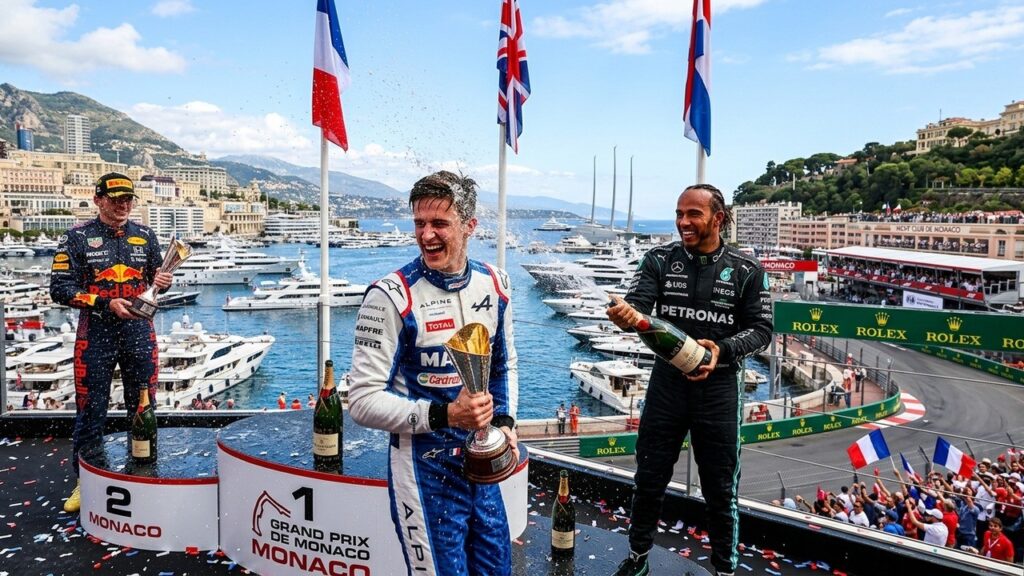 Isack Hadjar 3e à Monaco : Émotion Partagée avec son Idole Hamilton
