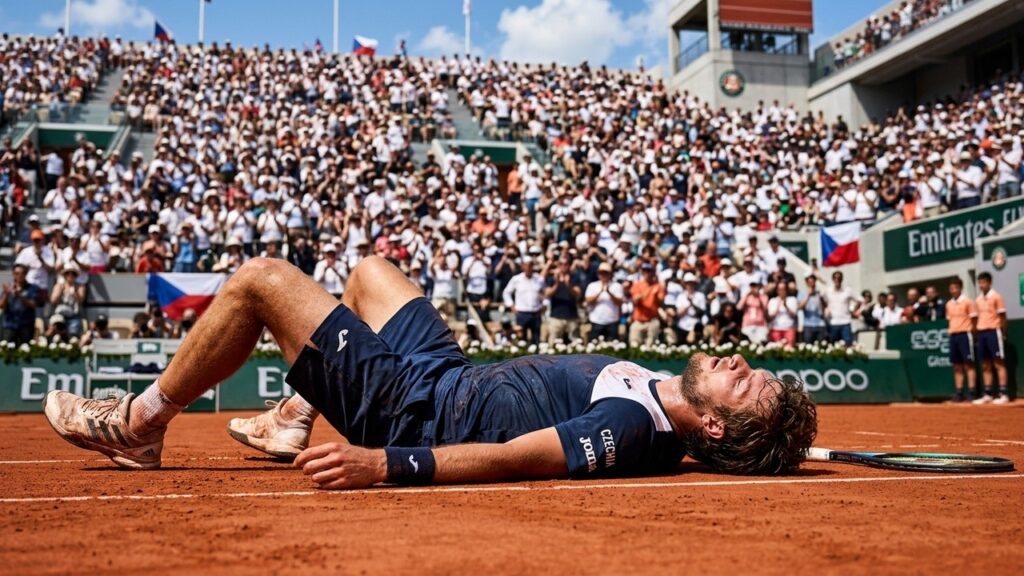 Jakub Mensik Effondré Après Victoire Épique à Roland-Garros