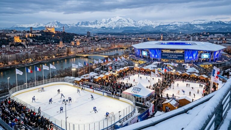 JO Alpes 2030 : Le Pôle Glace Repositionné à Lyon Après le Refus de Nice