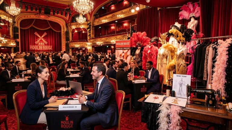 Job Dating Inédit au Moulin Rouge : Costumiers et Plumassiers Recrutés