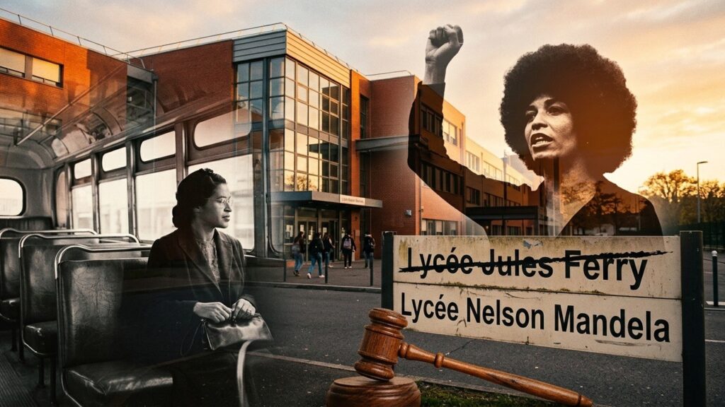Justice Annule Nom Rosa Parks Lycée Saint-Denis Angela Davis
