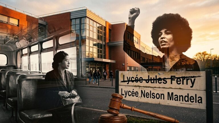 Justice Annule Nom Rosa Parks Lycée Saint-Denis Angela Davis