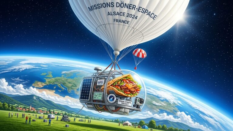 Kebab dans l&rsquo;Espace : Première Mondiale par des Étudiants Alsaciens