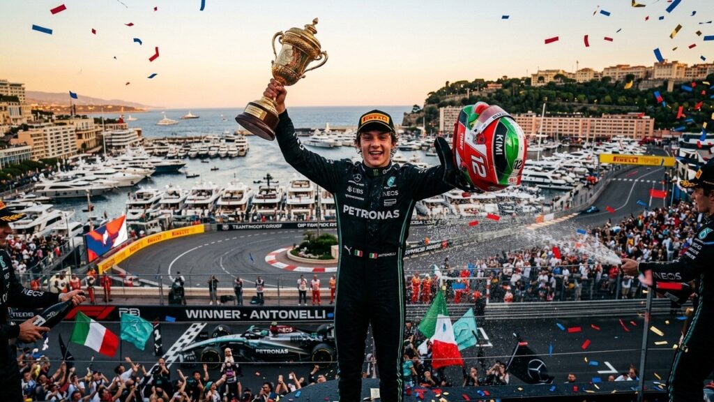 Kimi Antonelli Triomphe à Monaco et Creuse l&rsquo;Écart