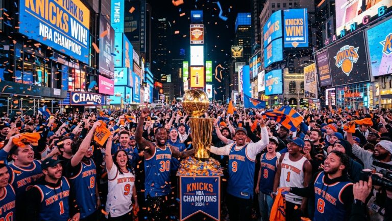 Knicks Champions NBA : New York en Folie Après 53 Ans d&rsquo;Attente