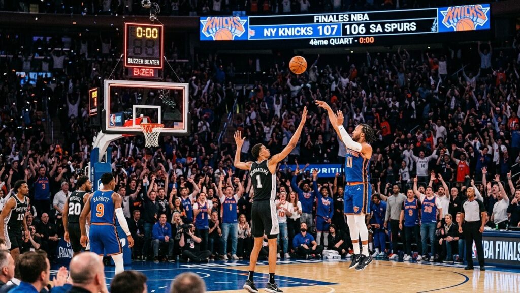 Knicks Renversent Spurs : Comeback Historique En Finale NBA