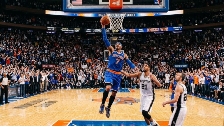 Knicks Spurs : Comeback Historique en Finale NBA 107-106