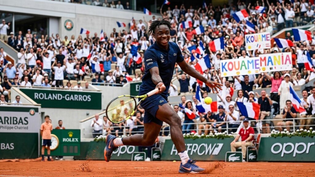 Kouamemania : Le Phénomène de 17 Ans qui Révolutionne Roland-Garros