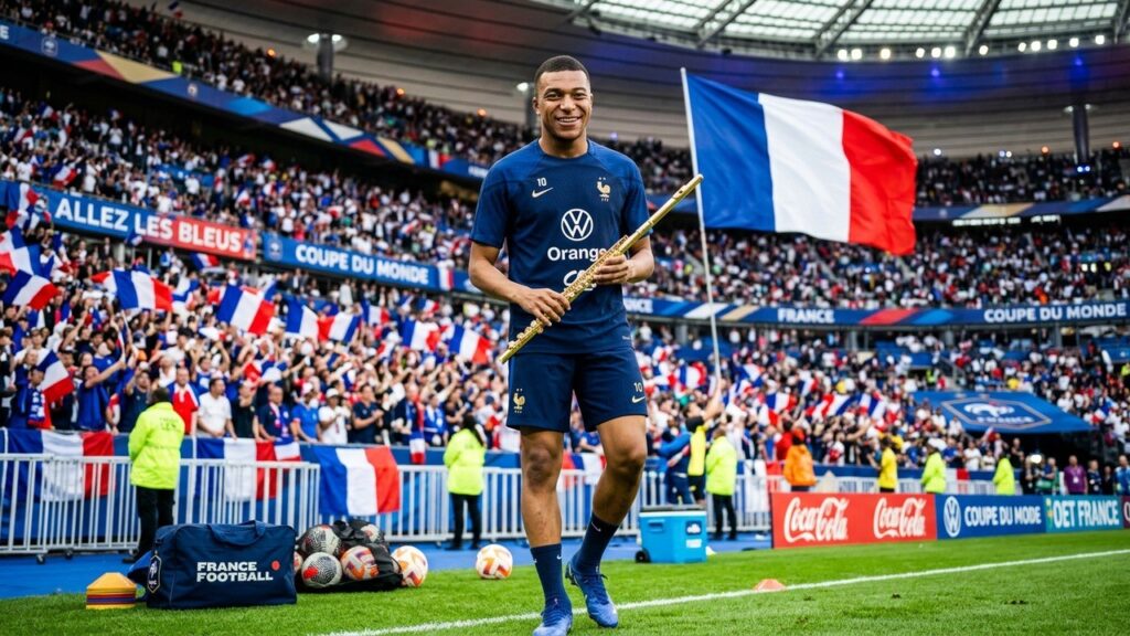 Kylian Mbappé Joue de la Flûte et Annonce une Célébration Originale