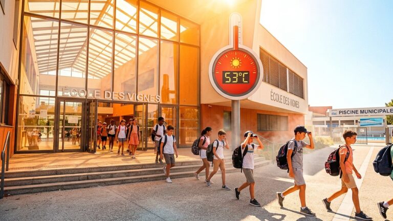 Landes : École Fermée Dès Midi Après 53°C Sous Verrière