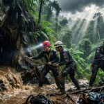 Laos : Cinq Chercheurs d&rsquo;Or Retrouvés Vivants dans une Grotte Piégée
