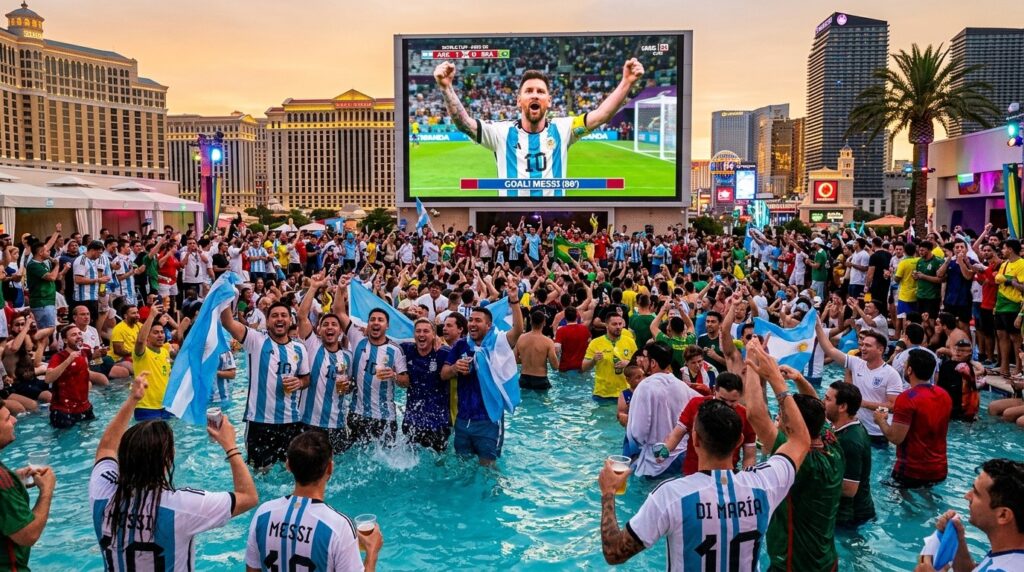 Las Vegas : L&rsquo;Ivresse de la Coupe du Monde Sans Aller au Stade