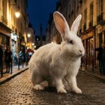 Le Lapin Géant Casper : Star Inattendue des Rues de Paris