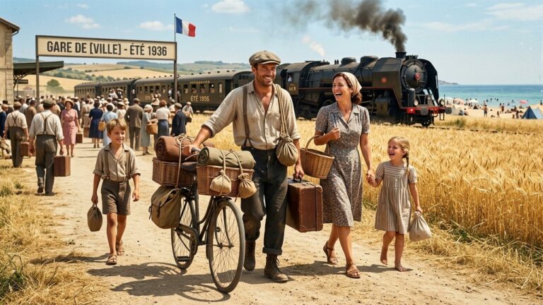 L&rsquo;Été 1936 : Les Français et la Naissance des Vacances Payées