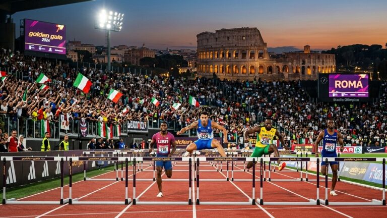 Ligue de Diamant Rome 2026 : Heure et Chaîne pour le Meeting d&rsquo;Athlétisme