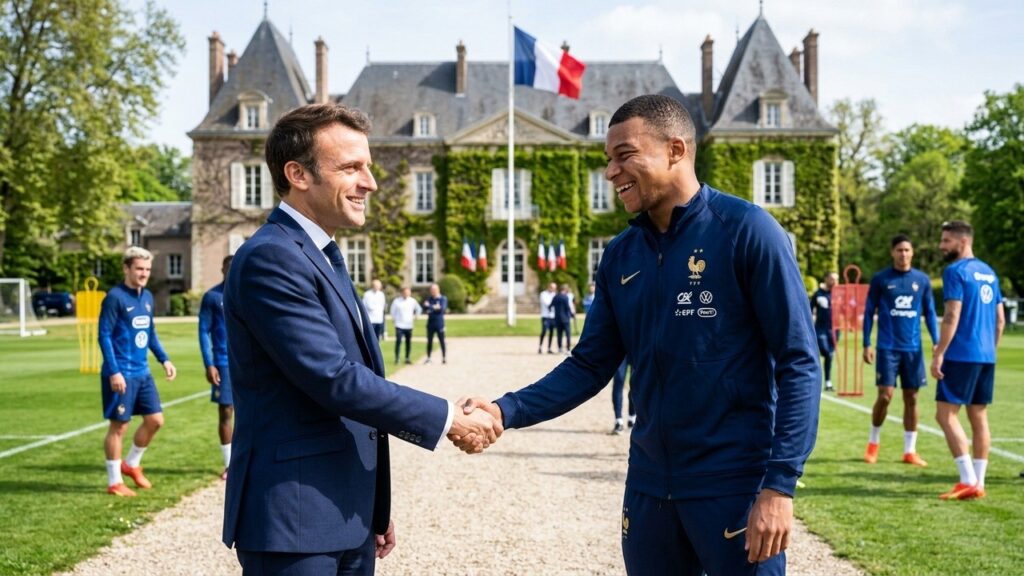 Macron à Clairefontaine : Le Président Encourage les Bleus Avant la Coupe du Monde 2026