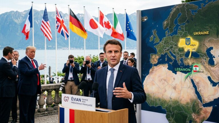 Macron Au G7 : Ukraine, Liban Et Relation Avec Trump