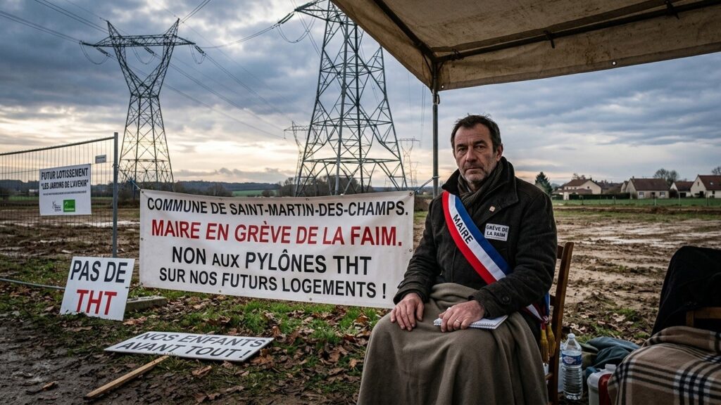 Maire En Grève De La Faim Contre Projet Immobilier Sous Lignes Haute Tension