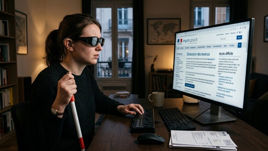 Malvoyants en Colère : Le Fisc Attaqué en Justice pour Ses Services Inaccessibles