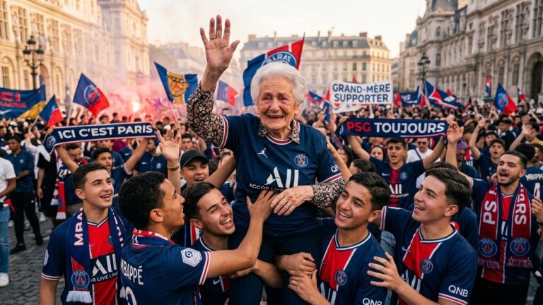 Mamie Mireille et les Supporters du PSG : Une Histoire qui Réchauffe les CWriting the blog articleœurs