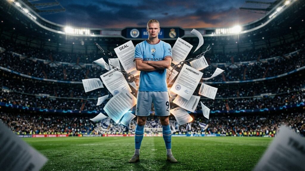 Manchester City Dément le Transfert d&rsquo;Haaland vers le Real Madrid
