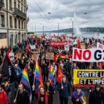 Manifestants No-G7 à Genève : Tension Avant le Sommet d&rsquo;Evian