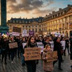 Manifestation Place Vendôme : Appel Urgent pour Protéger Femmes et Enfants