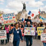 Marche à Paris Contre Violences Sexuelles Enfants Femmes