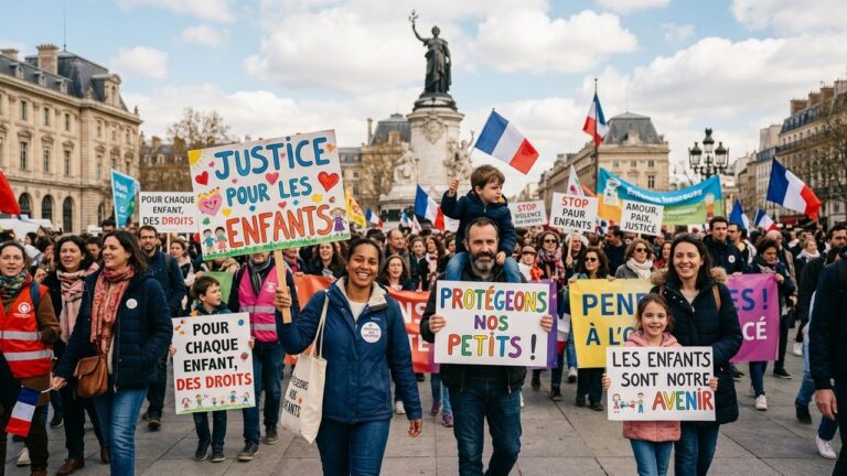 Marche à Paris Contre Violences Sexuelles Enfants Femmes