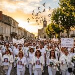 Marche Blanche à Fleurance : Émotion et Colère Après la Mort de Lyhanna