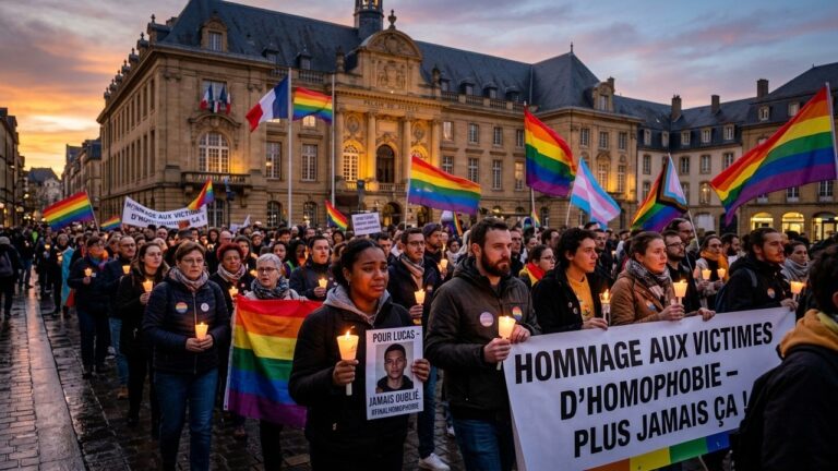 Marche des Fiertés à Metz : Hommage à une Victime d&rsquo;Homophobie