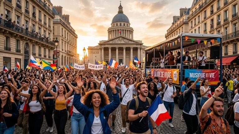 Marche Pour Jésus À Paris : Des Milliers De Jeunes Expriment Leur Foi