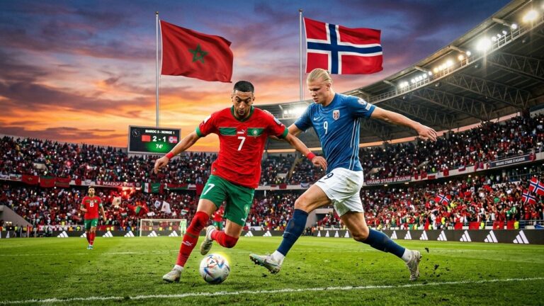 Maroc Norvège : Heure et Chaîne pour le Match Amical 2026