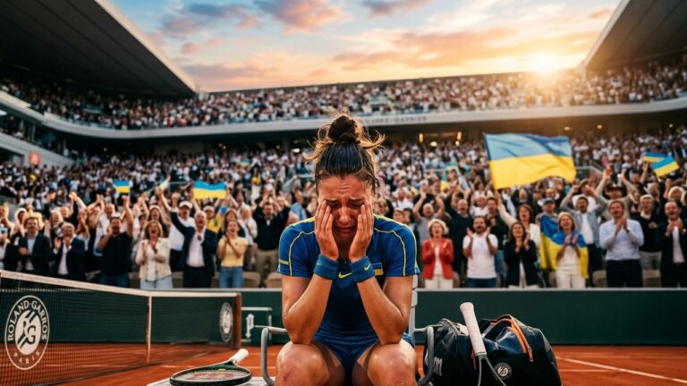 Marta Kostyuk Bouleversée : L’Émotion d’une Ukrainienne en Demi-Finale à Roland-Garros