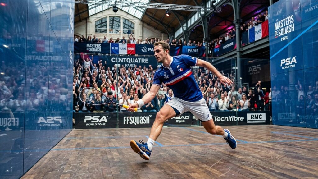 Masters de Squash à Paris : Victor Crouin Parmi les Stars